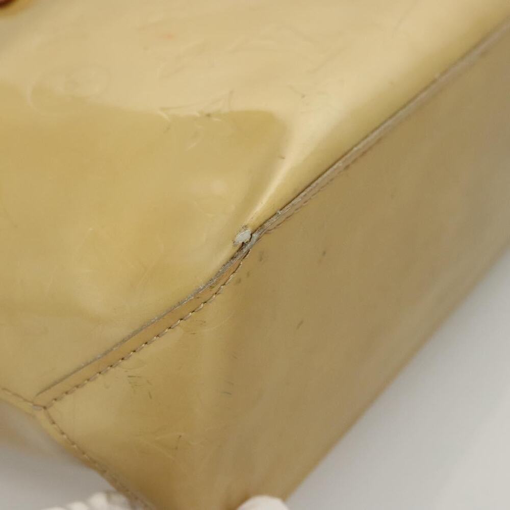 LOUIS VUITTON Monogram Vernis Reade PM Hand Bag Beige M91334 - Picture 16 of 16